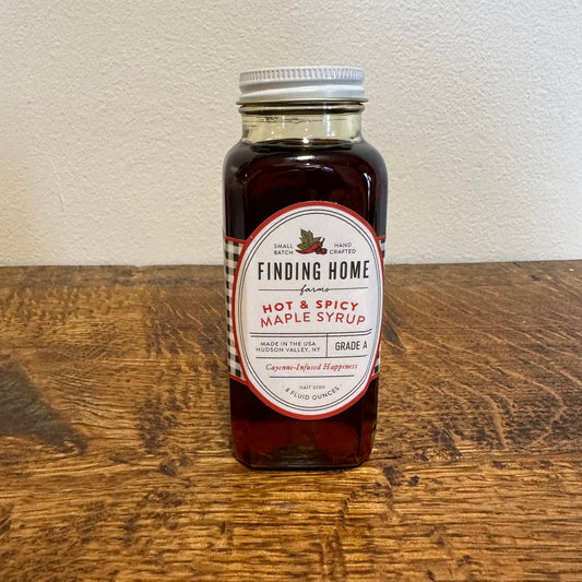 Hot & Spicy Maple Syrup - Farmhouse Bottle, 8 oz.