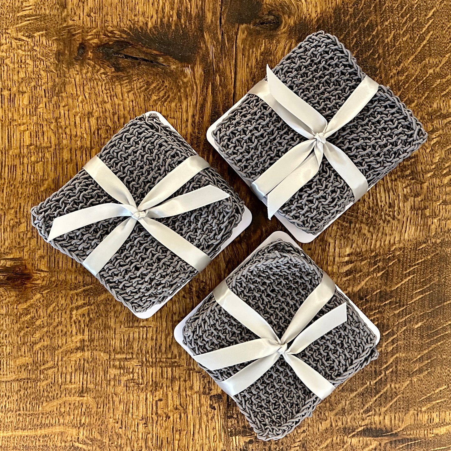 Hand Knitted Coaster Set