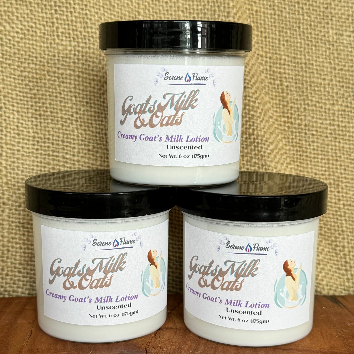 Serene Flame Creamy Goat's Milk & Oats Lotion
