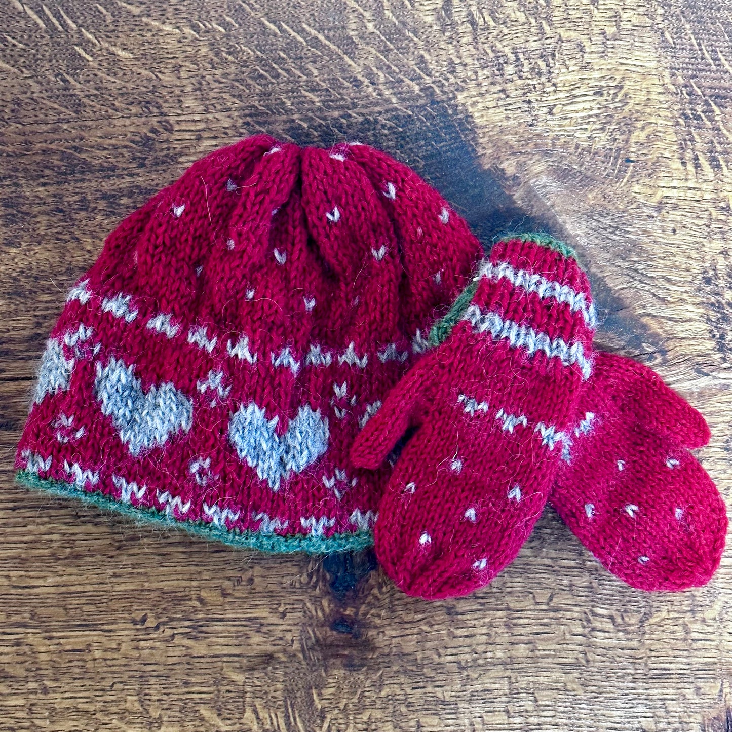 Beanie & Mittens Matching Set - Child-Small