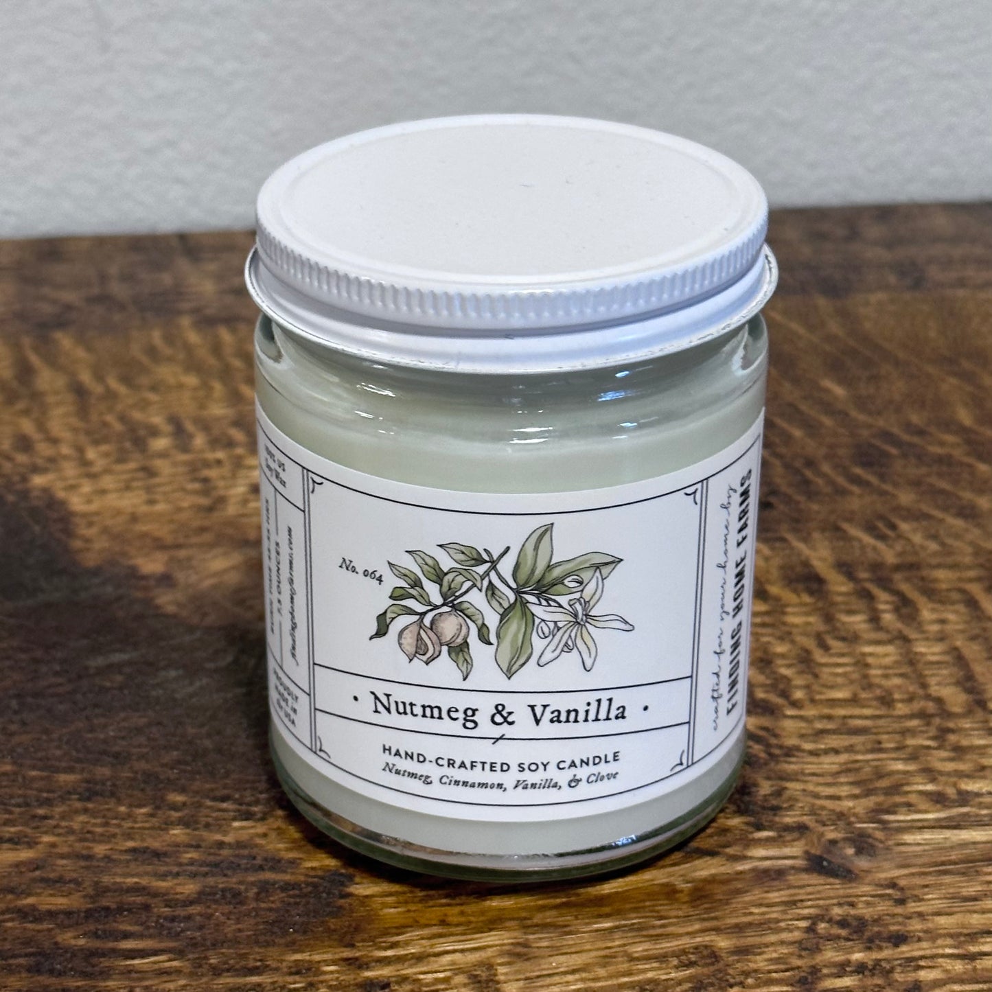 Nutmeg & Vanilla Soy Candle