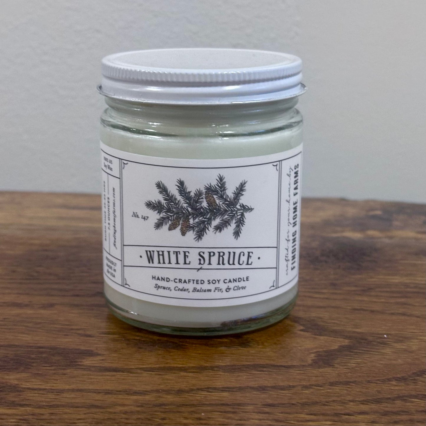 White Spruce Soy Candle