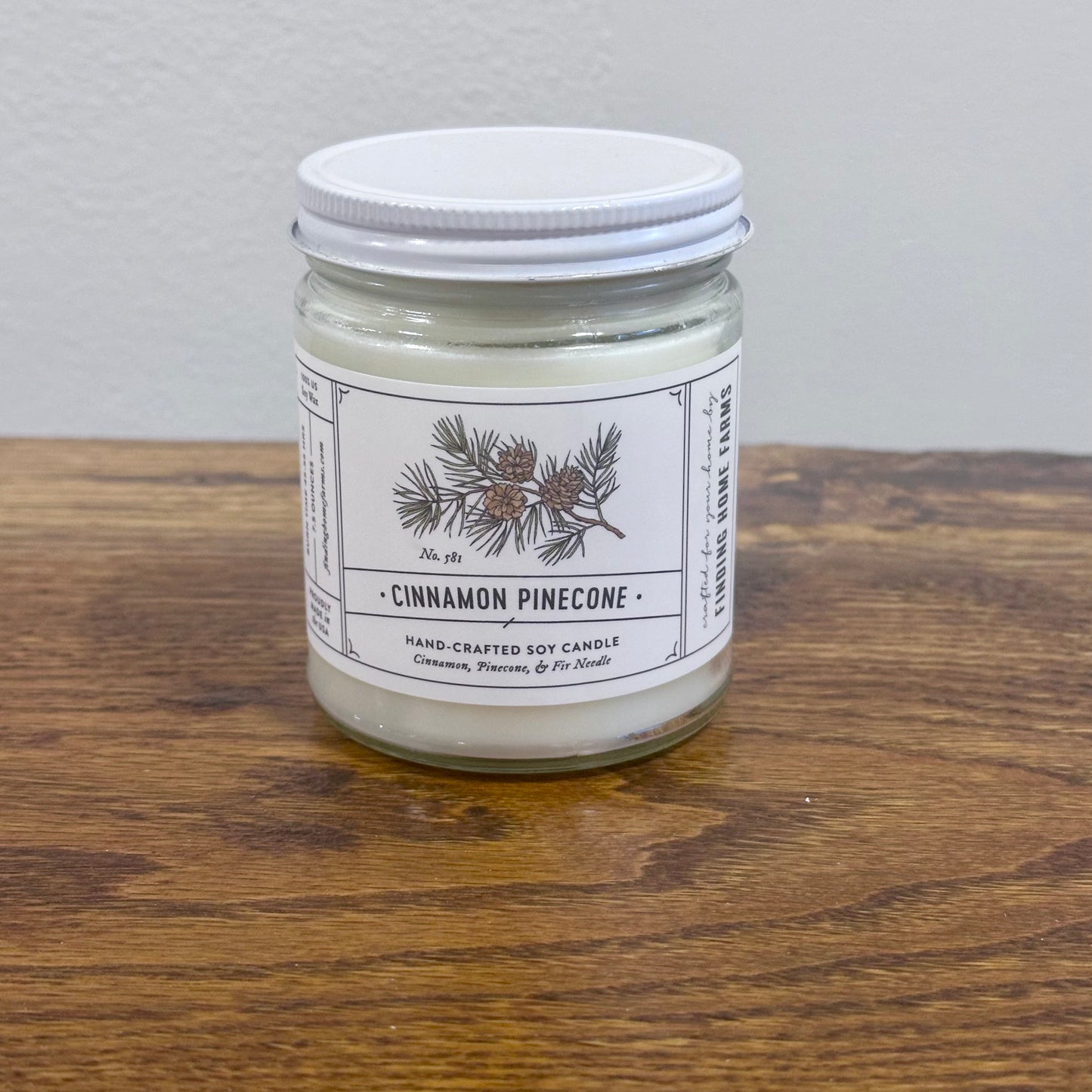 Cinnamon Pinecone Soy Candle