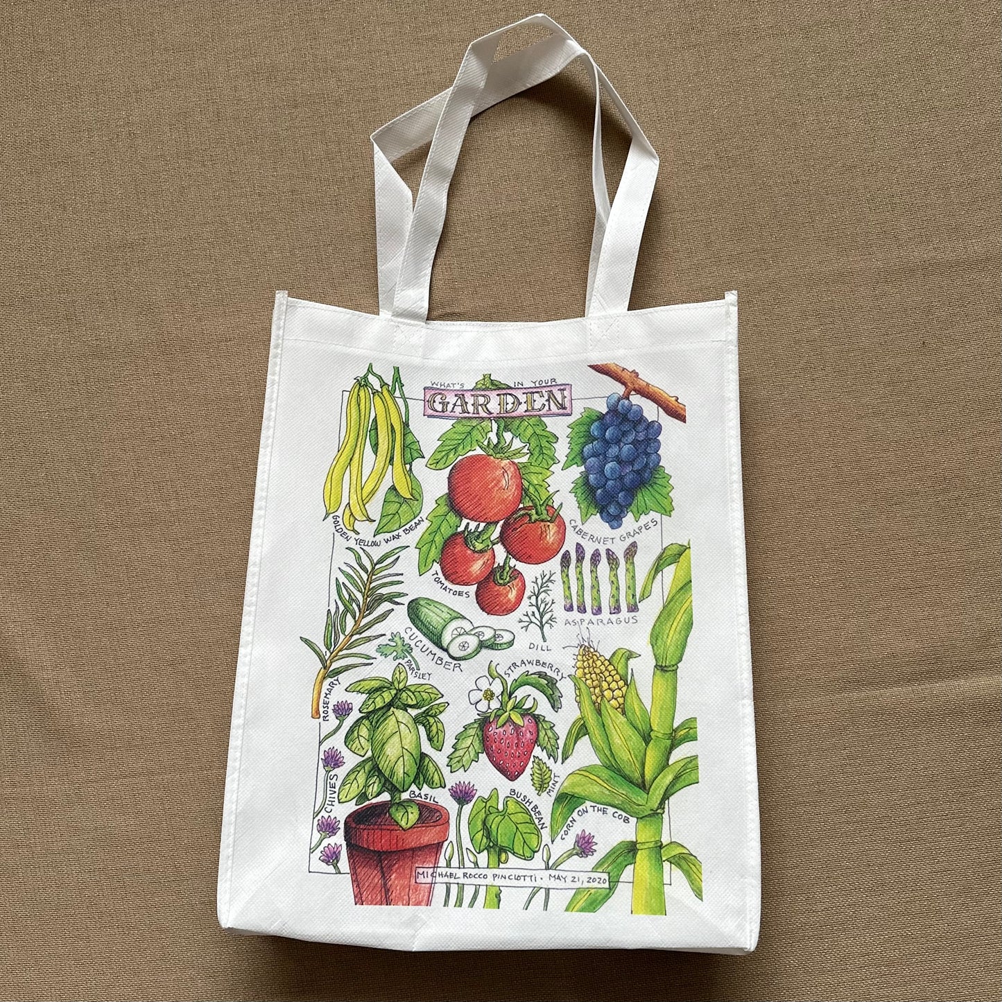 Rocky Pinciotti Garden Tote Bags