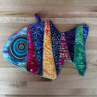 Quilted Fish Potholders
