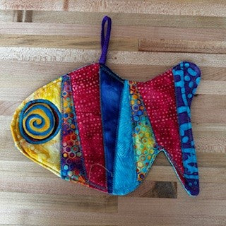 Quilted Fish Potholders