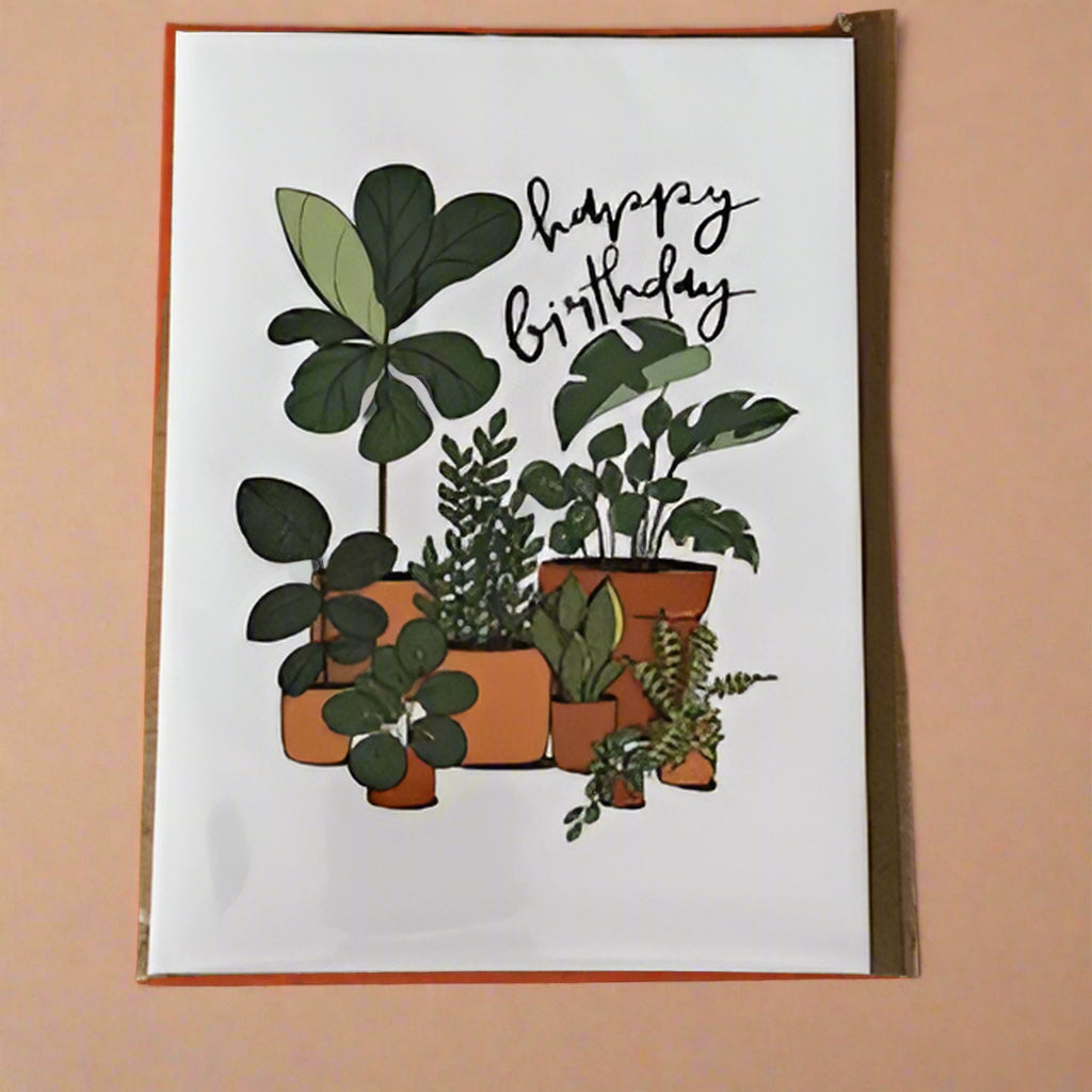 Plant Lover's Birthday Card by Gem