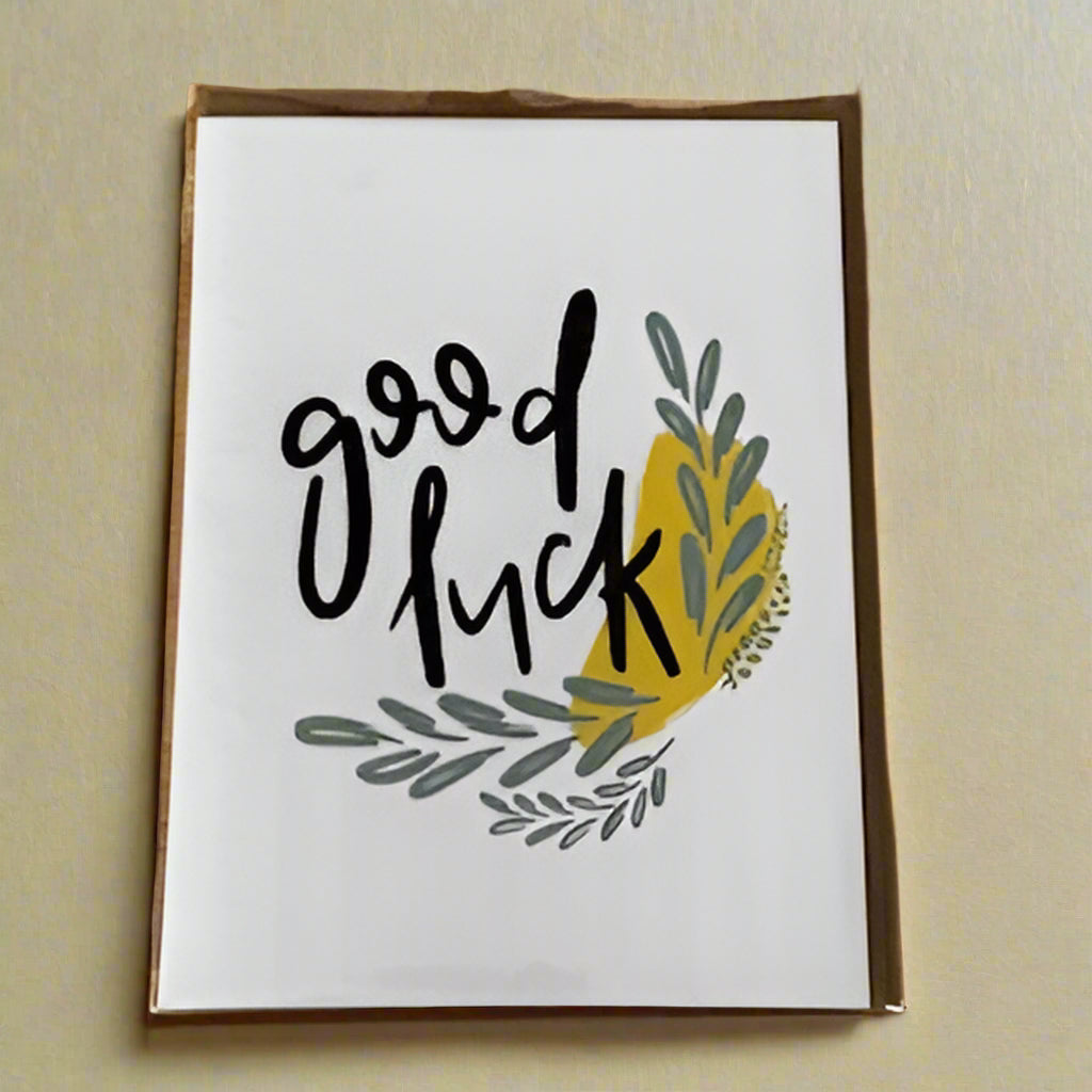 Good Luck Card by Gem