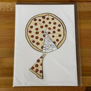 Happy Birthday Pizza Card by Gem