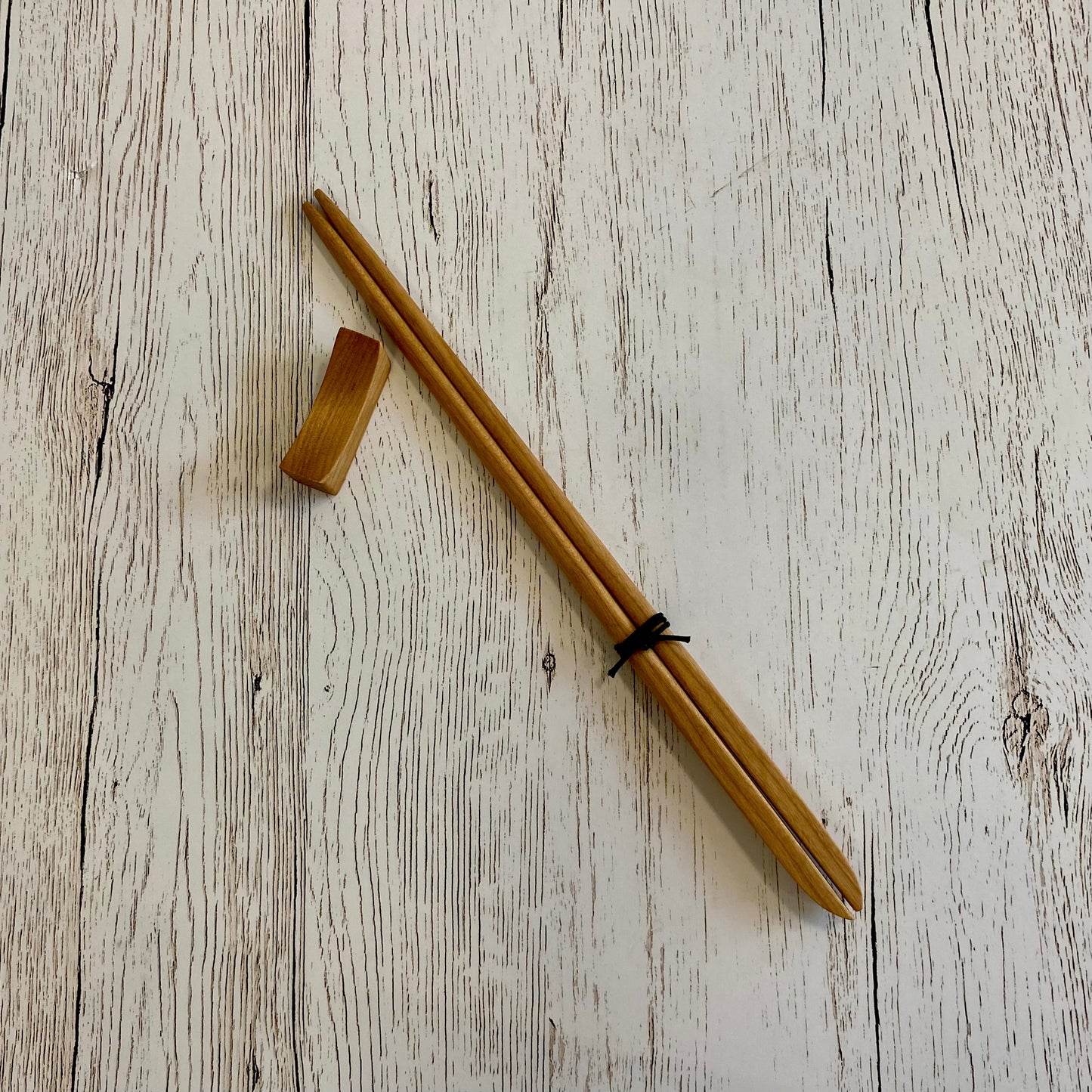 Wood Chopsticks & Holder Set