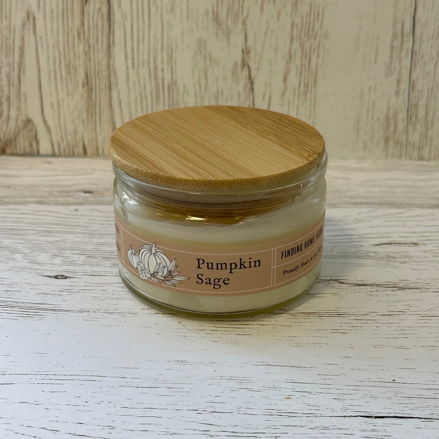 Pumpkin & Sage Soy Candle