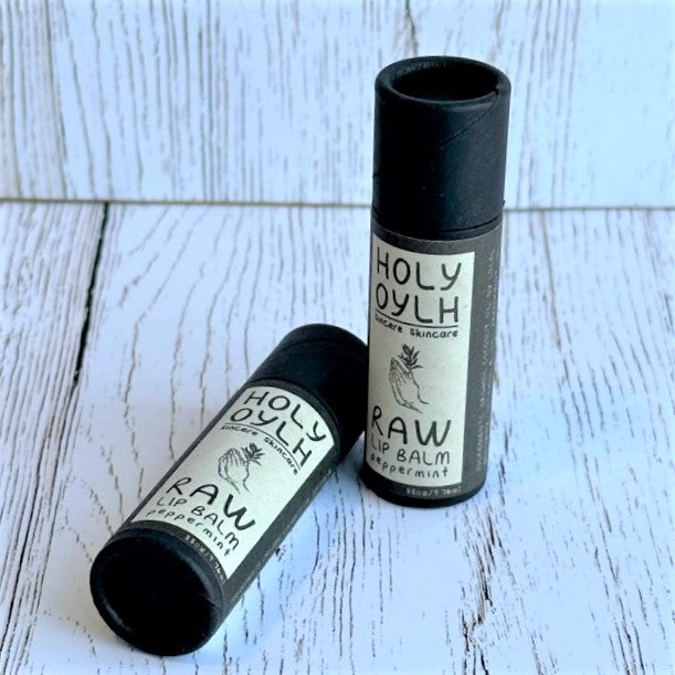 Raw Lip Balm - Peppermint