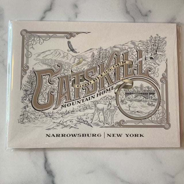 Catskills Medium unframed Print 9X12