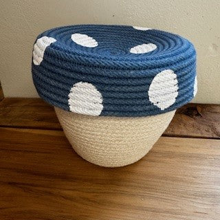 Mushroom Baskets, Various Colors Lids - Basket Case
