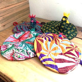 Quilted Chicken Potholders