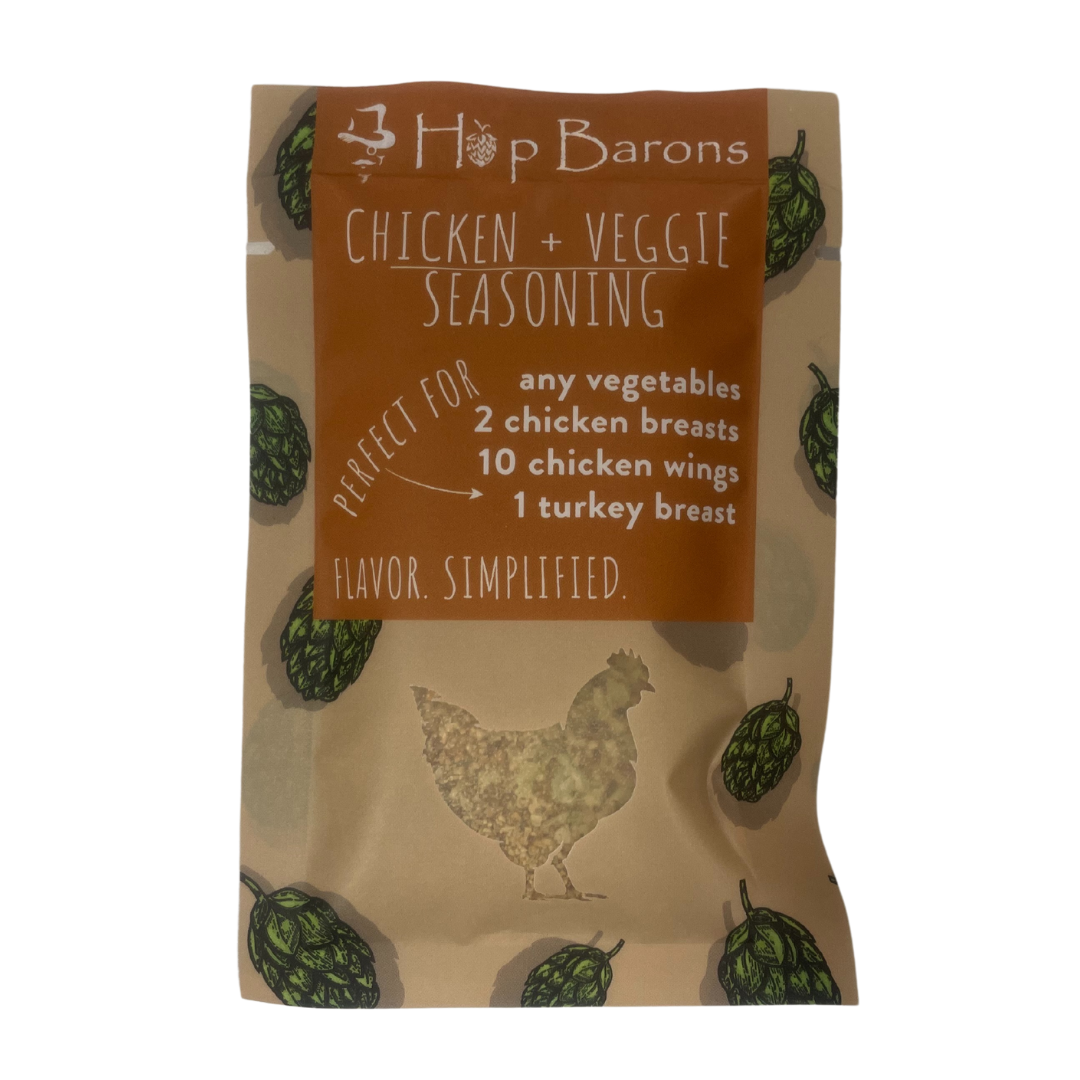 Craft Seasonings & BBQ Rubs, Indiviual Pouches