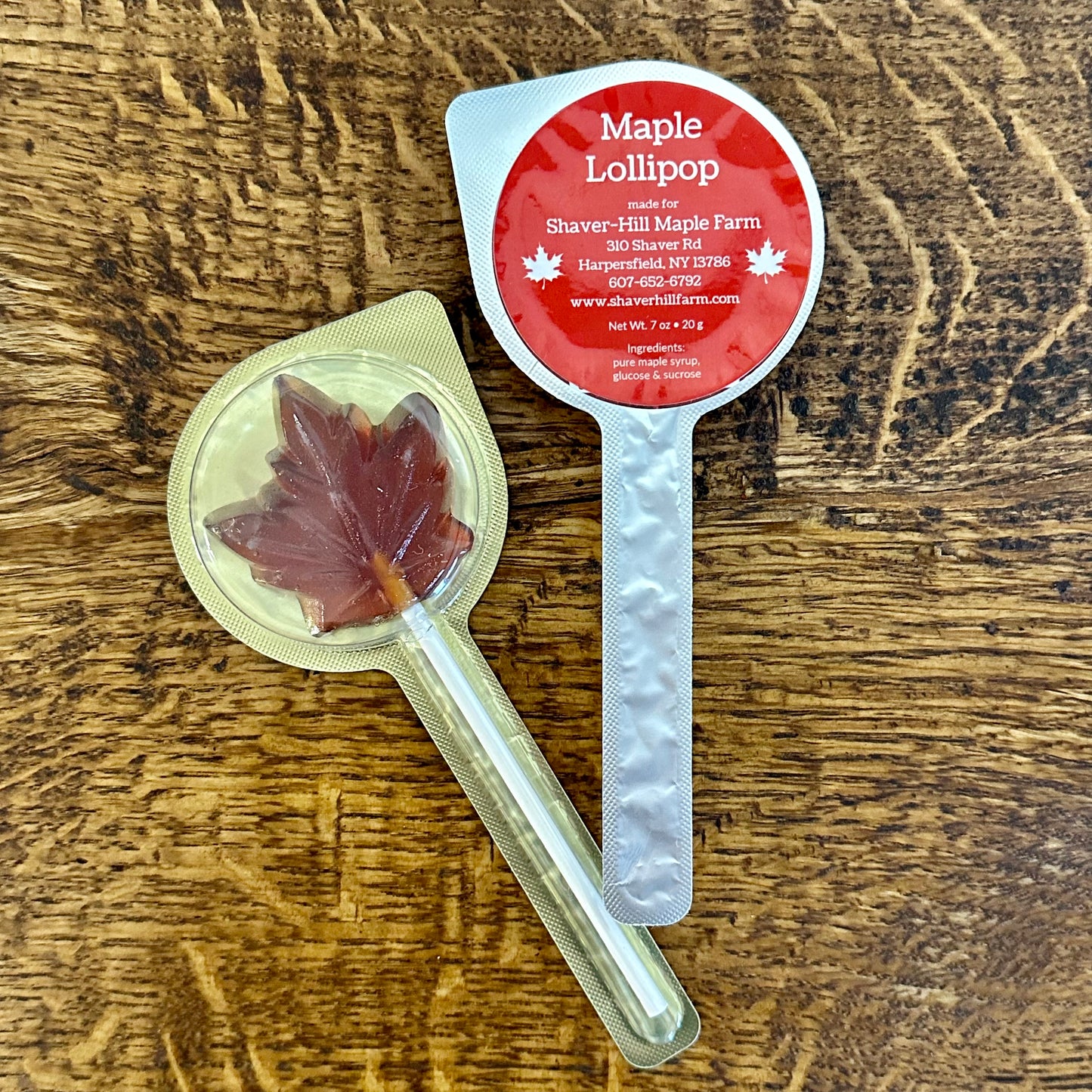 Maple Lollipops