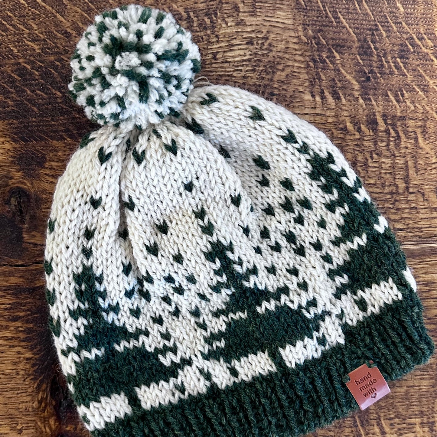 Hand-knitted Nordic Beanie, Child