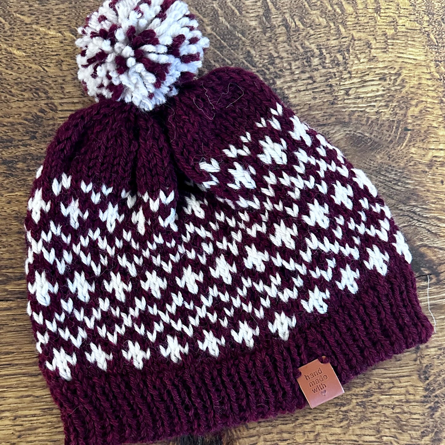 Hand-knitted Nordic Beanie, Child