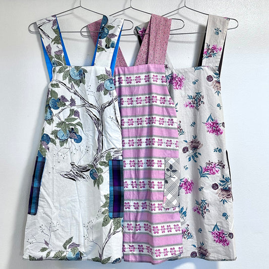 Vintage Fabric Aprons, Over-the-Head Style