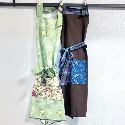 Vintage Fabric Aprons, Chef Style