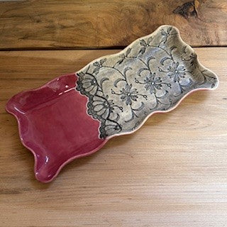 Rectangle Half Lace Dish