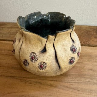 Pleated Pinch Pot - Kathy Jeffers