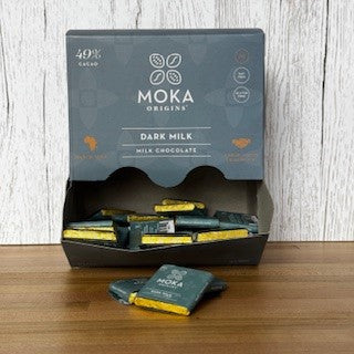 Dark Milk Mini Organic Chocolates by Moka Origins