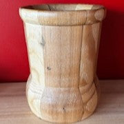 Vase Made from 200 Year Old Cedar Beam & Pine