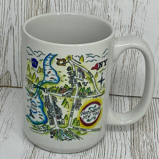 Narrowsburg Map Mug