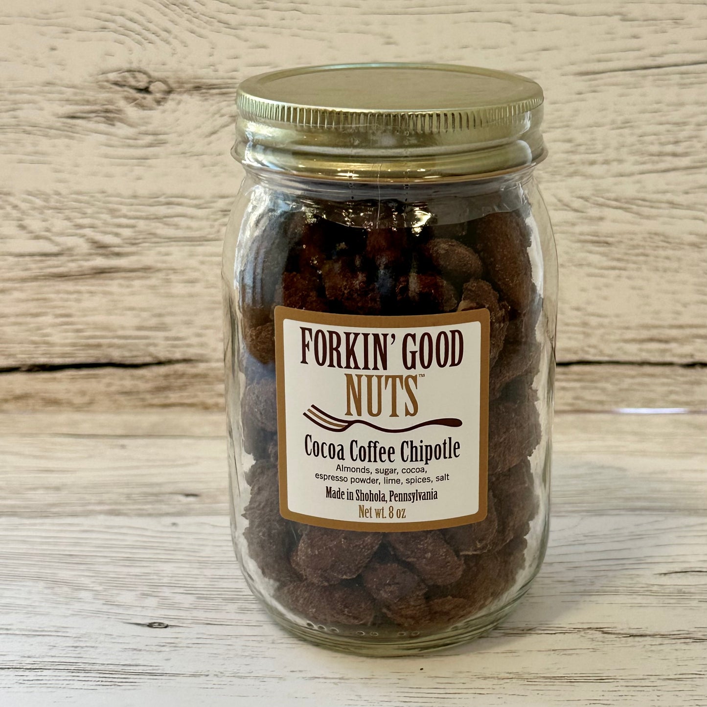 Cocoa Coffee Chipotle Flavored Almonds