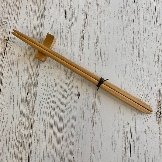 Wood Chopsticks & Holder Set